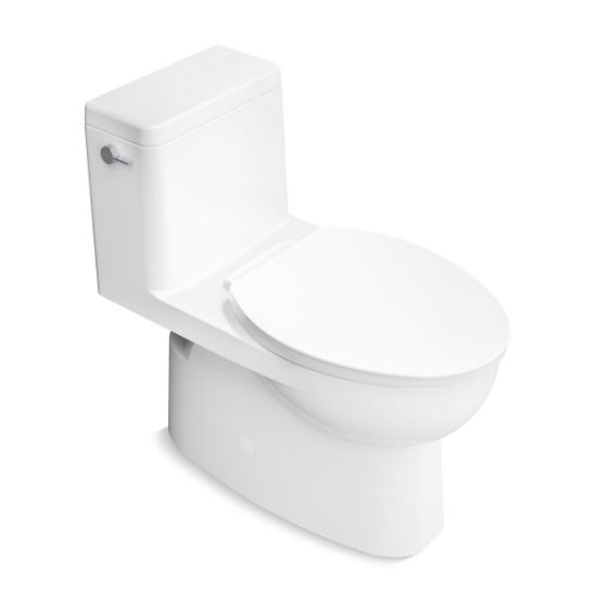 Kohler 78080-0 Reach 1.28 gpf Compact Elongated One-Piece Toilet