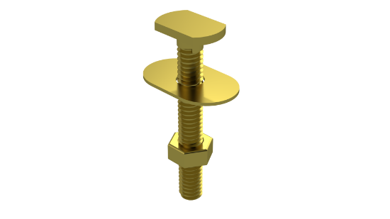 Picture of N++ 2114-35 CLOSET BOLT (3 PC SET)