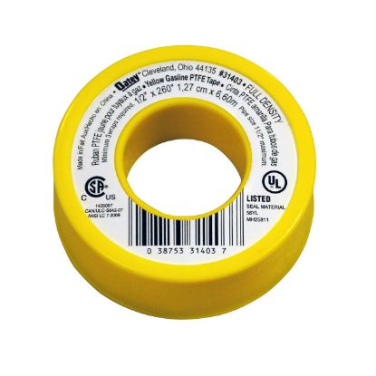 Picture of 31403 1/2" X 260" YELLOW TFE TAPE