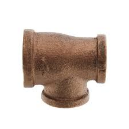 Picture of LLC 1 X 1/2 X 1/2 STD BRS THRD TEE