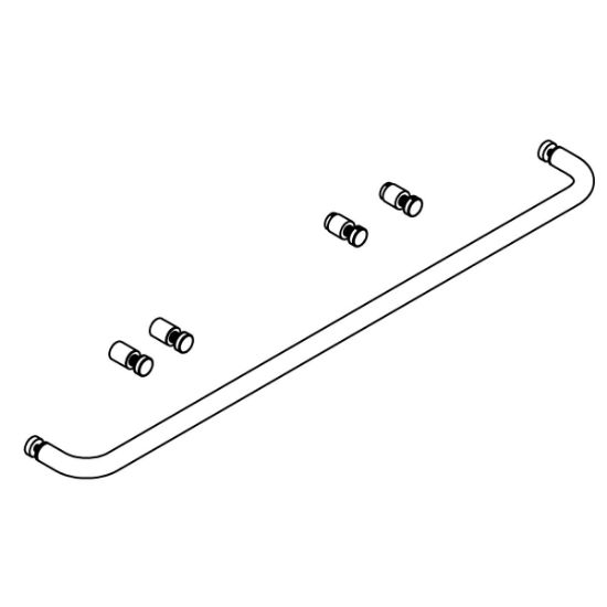 Picture of 1599686-04-2MB TOWEL BAR 30 AND KNOB KIT