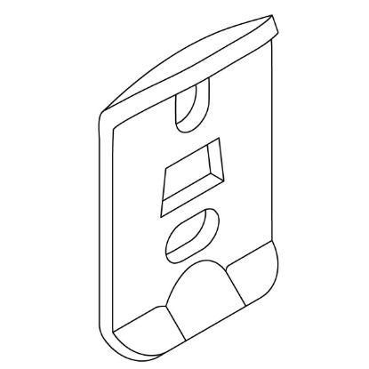 Picture of 1328360 PLATE WALL MOUNT