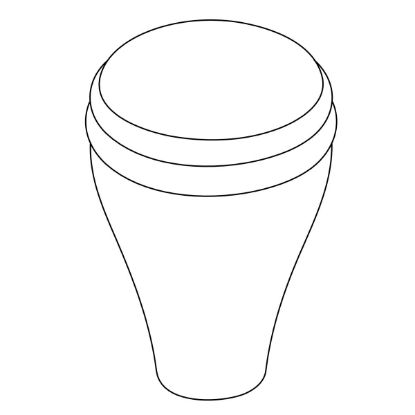 Picture of 1042864-BN KNOB LIFT