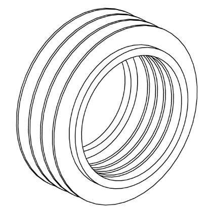 Picture of 1150344 GASKET BOWL INLET PIPE LARGE