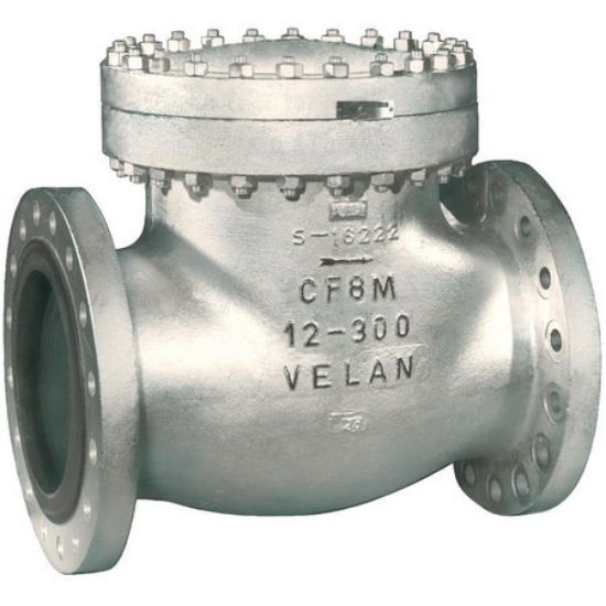 F14-2114C-02TY 6" CL600 RF VELAN SWING CHECK VALVE, API 594 BOLTED CAP ...